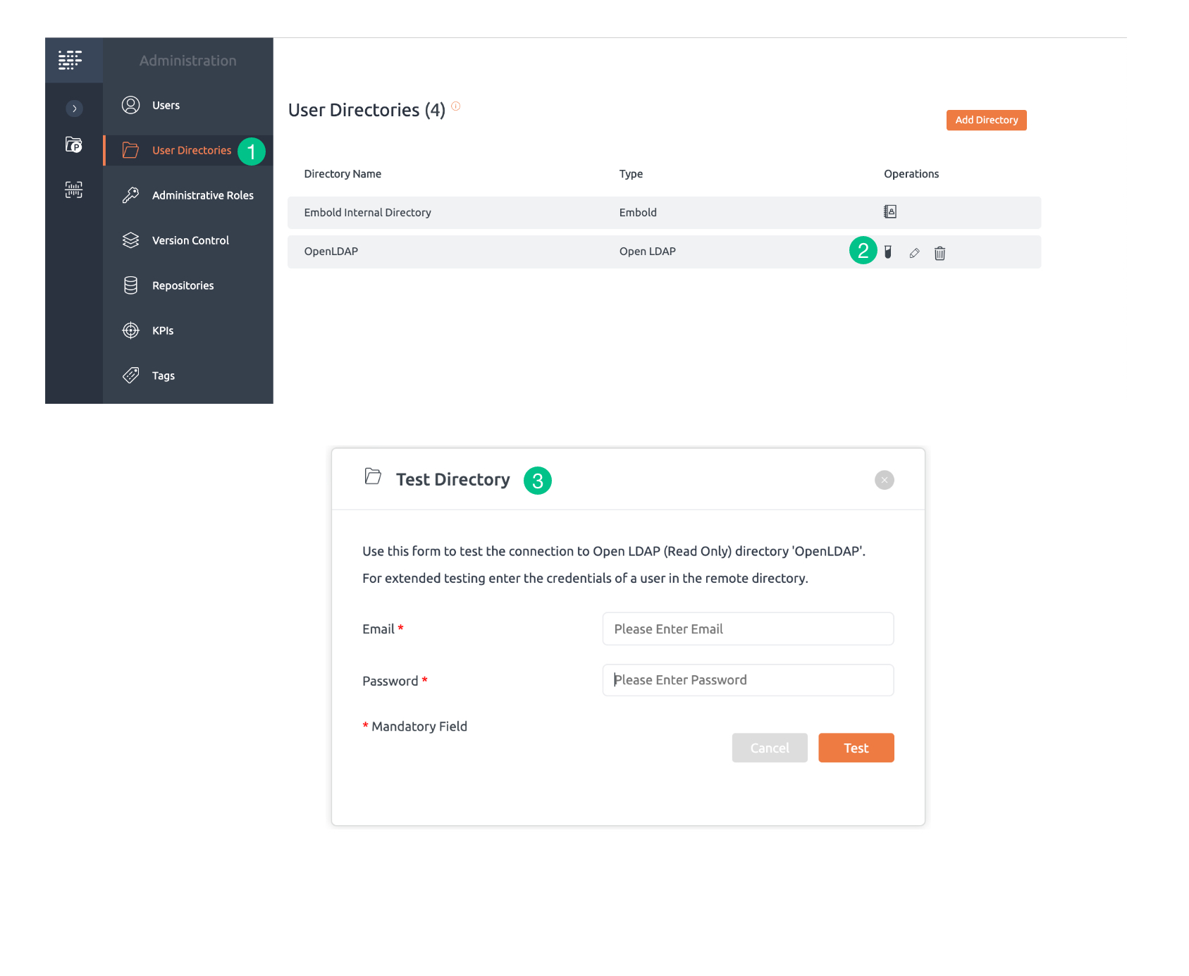 Test directory
